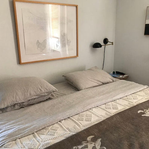 Linen Pillowcase Stone Washed Sham Pillow Case Cover Cushion Super Soft Standard Queen King Euro