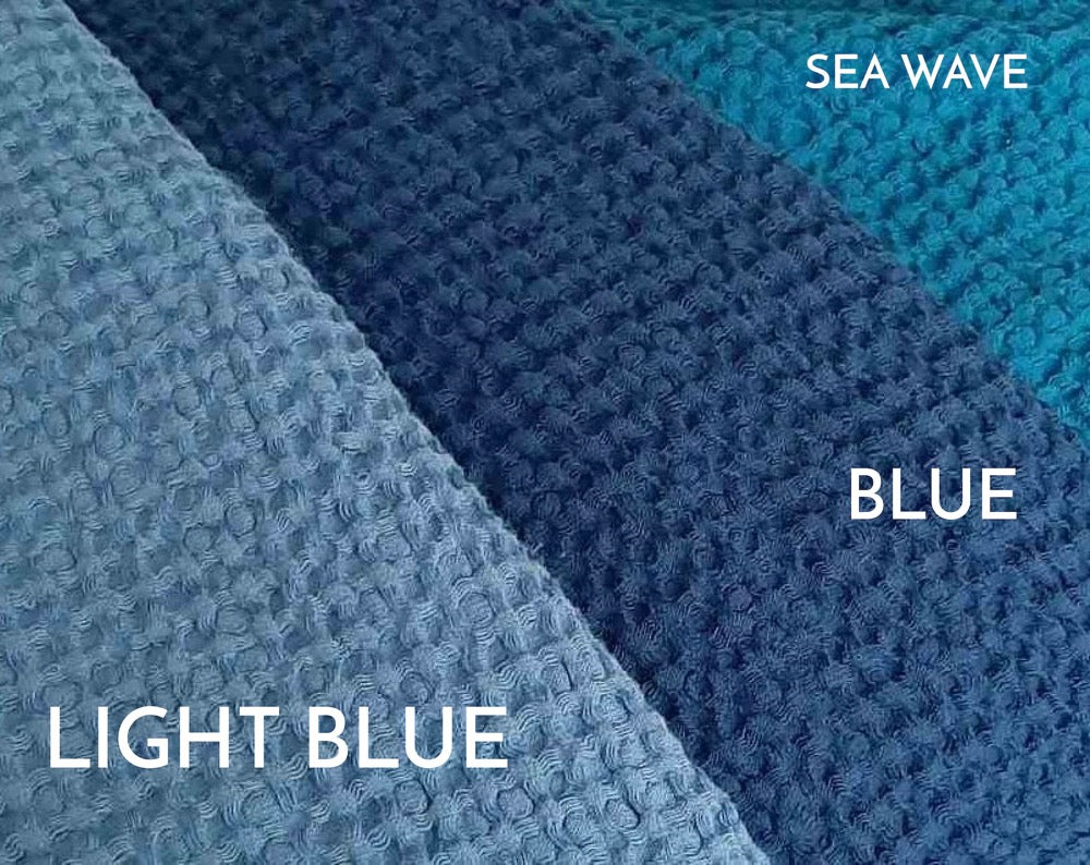 Linen Plaid/ Linen Throw/ Waffle Blanket/ Wrap/ Bedspread/ Linen Bedding/ Organic Flax